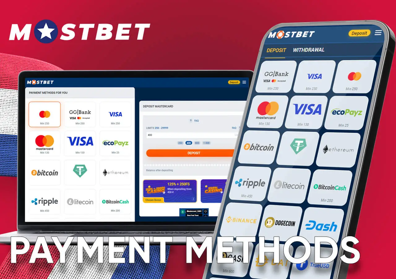 Many payment methods