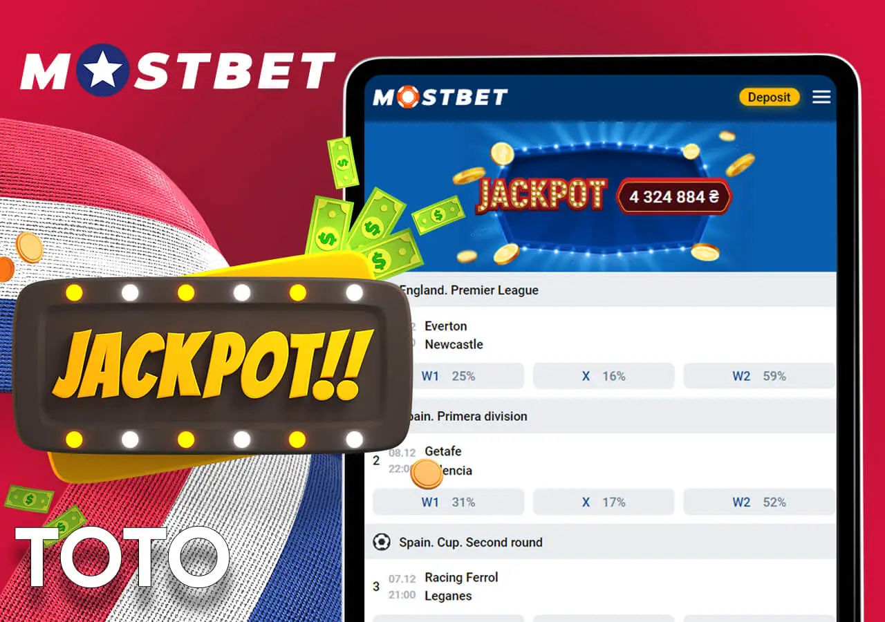 Win the jackpot at Mostbet Toto