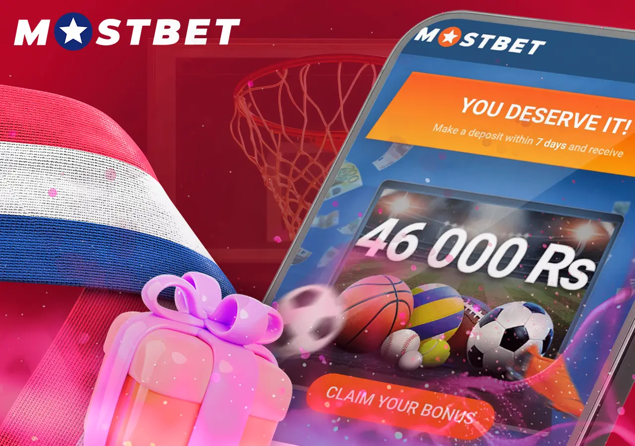 Welcome bonus from Mostbet